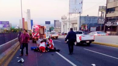 accidente en carriles centrales del Periférico