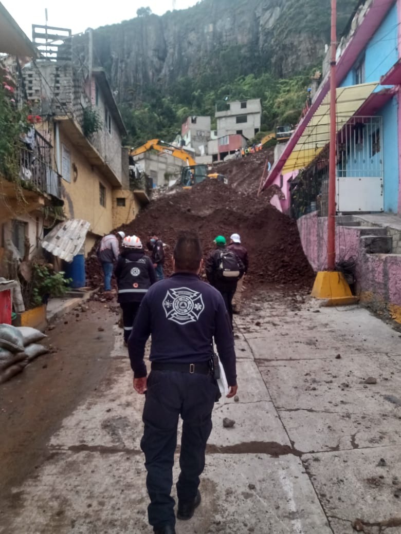 habitantes del cerro del Chiquihuite