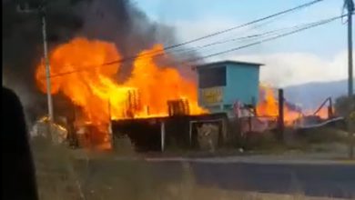 Incendio en Chalco