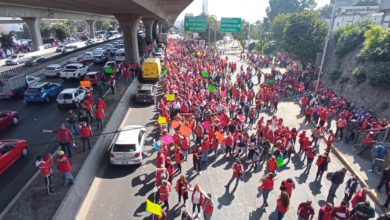 Trabajadores de Naucalpan bloquearon Periférico