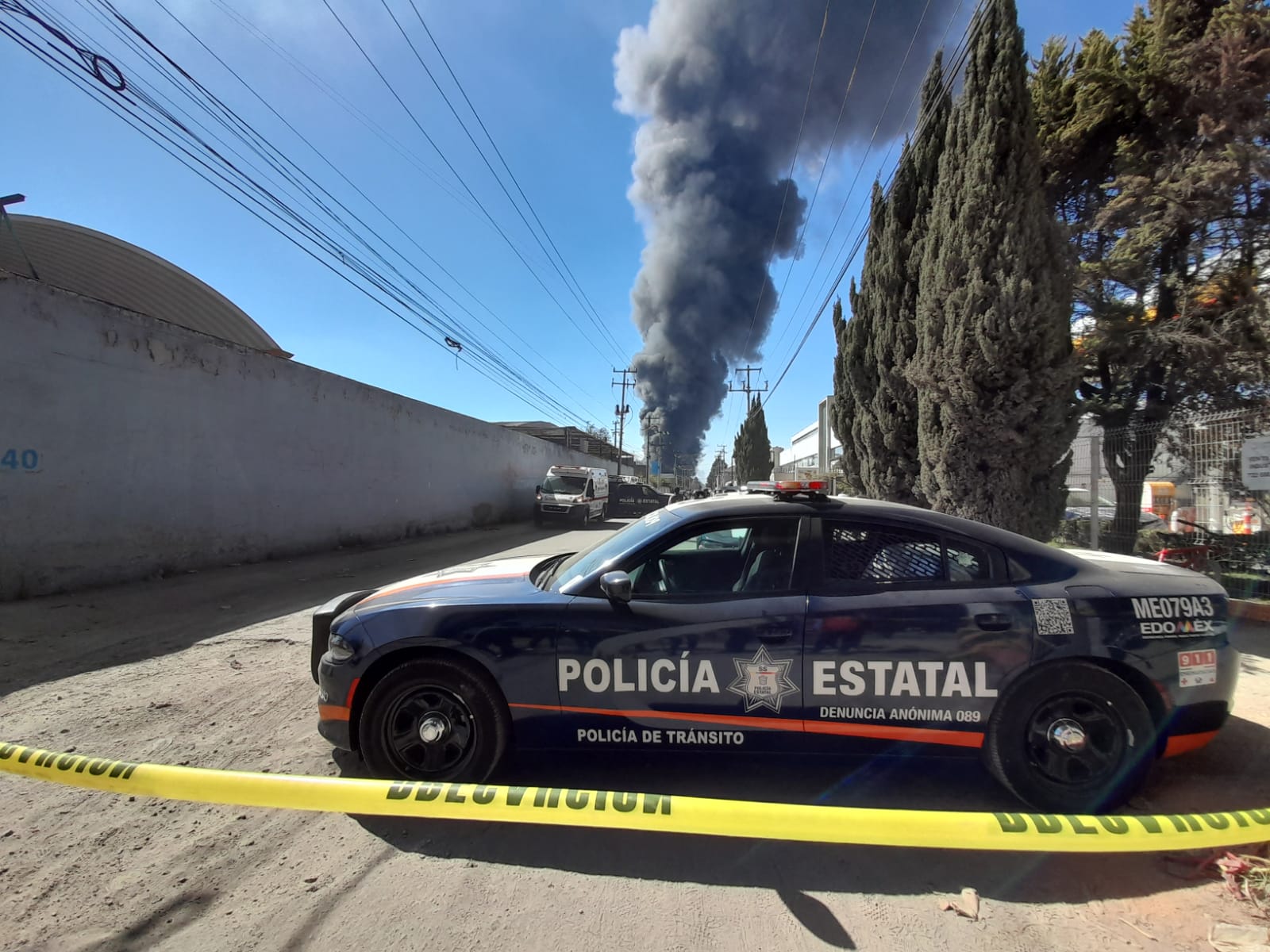 incendio de fábrica de pinturas