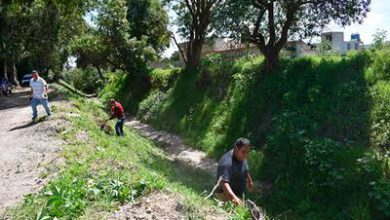 basura de barrancas en Chalco