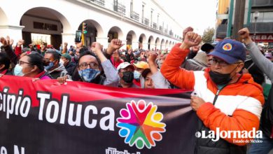 trabajadores del ayuntamiento en Toluca