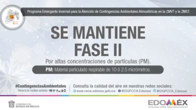 Derivado de las fogatas y la quema de pirotecnia durante los festejos de Año Nuevo, se activaron acciones en Fase II de Contingencia Ambiental para Toluca