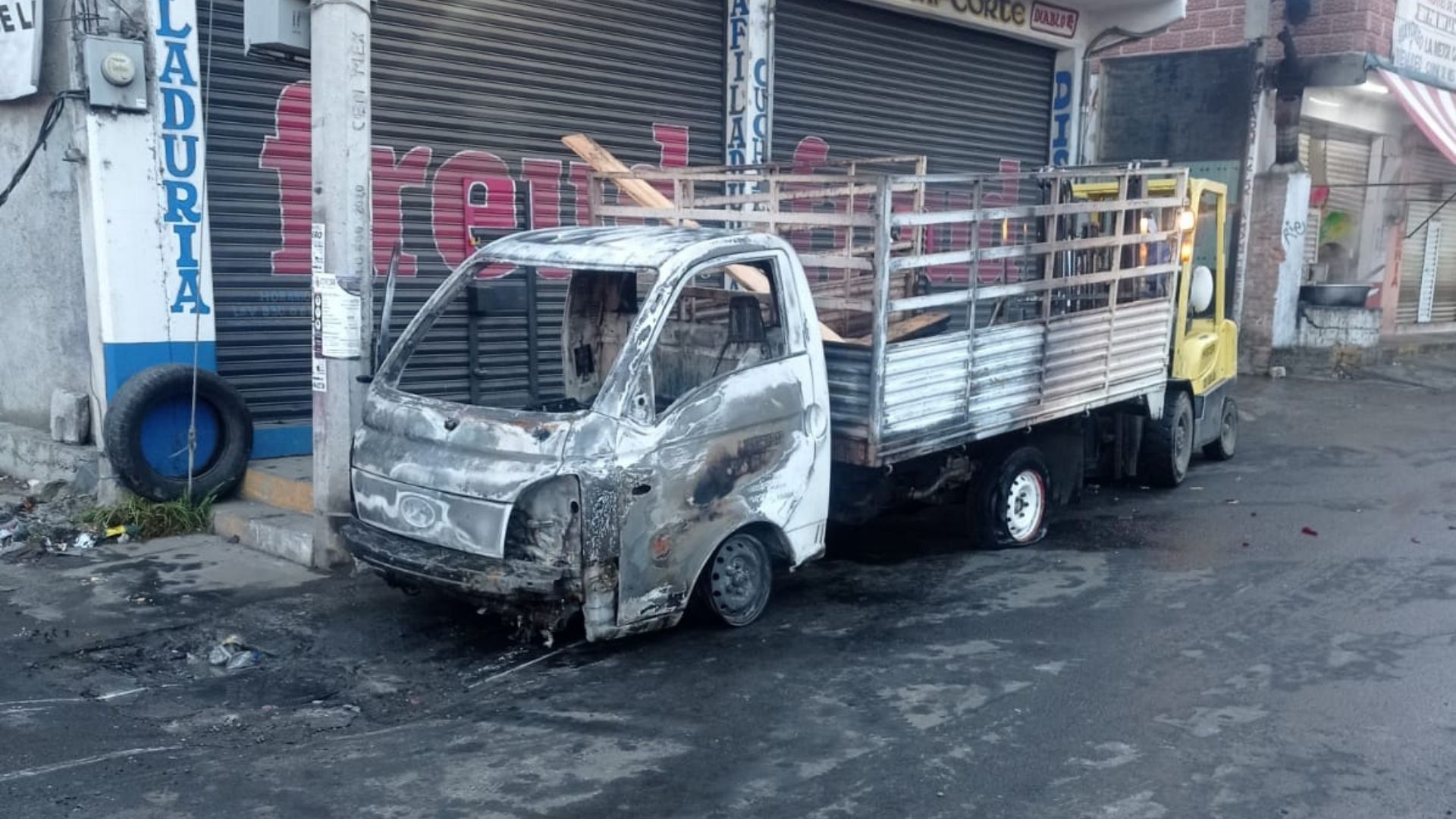 Incendio en maderería de Lerma