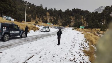 acceso al Nevado de Toluca