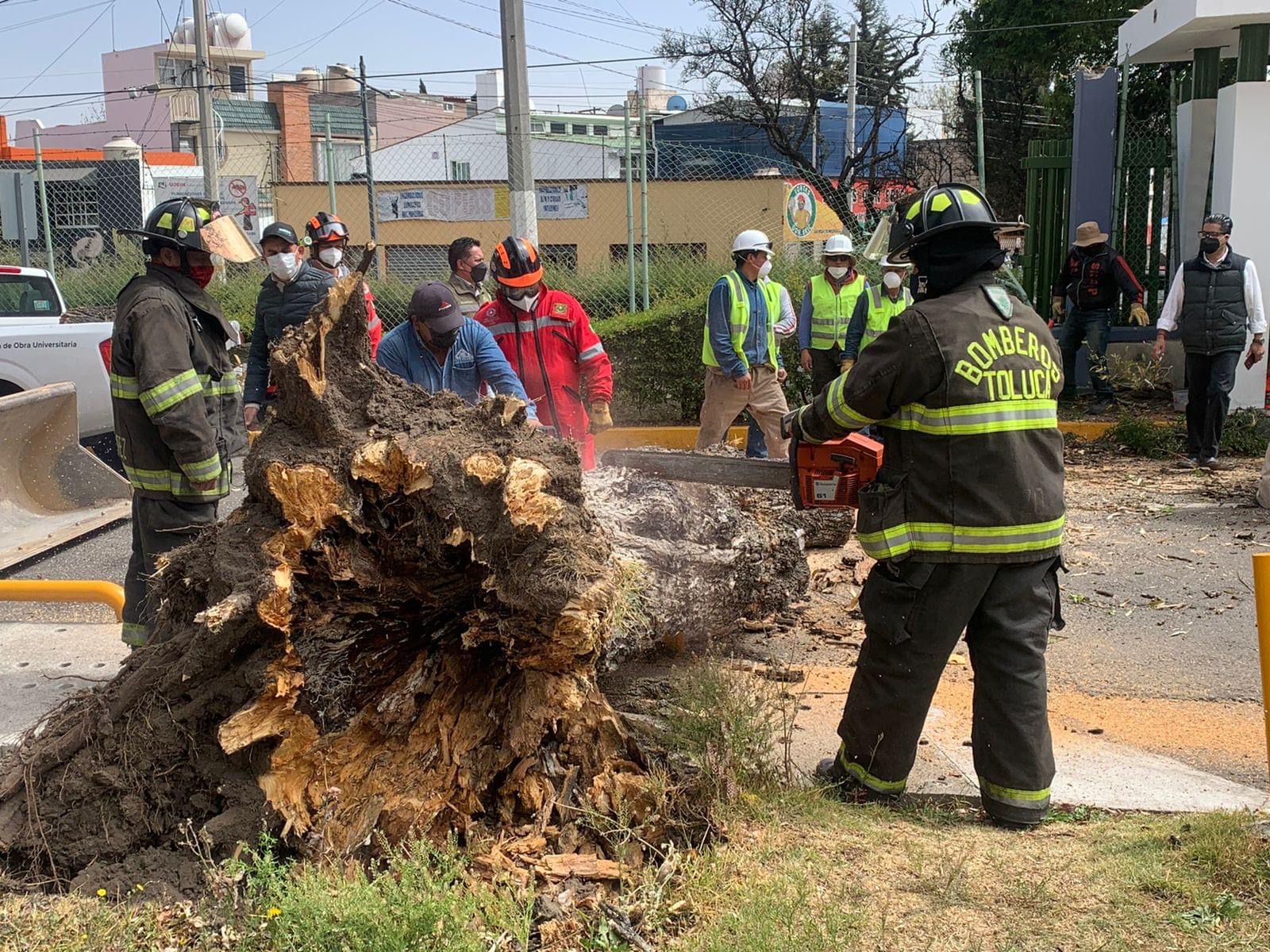 fuertes vientos en Valle de Toluca