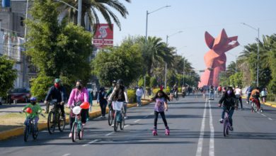 paseos ciclistas en Nezahualcóyotl