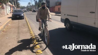 ciclovía en Teotihuacán