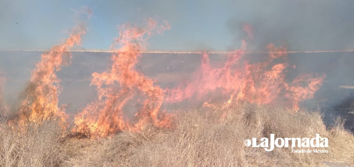 Atiende PC en Amecameca al menos un incendio cada tercer día