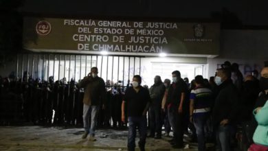 Desalojan a feministas que se manifestaron por la desaparición de una compañera