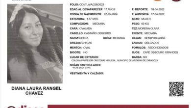 Buscan a Diana Laura Rangel Chávez desaparecida en Atizapán