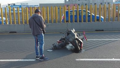 motociclista atropellado