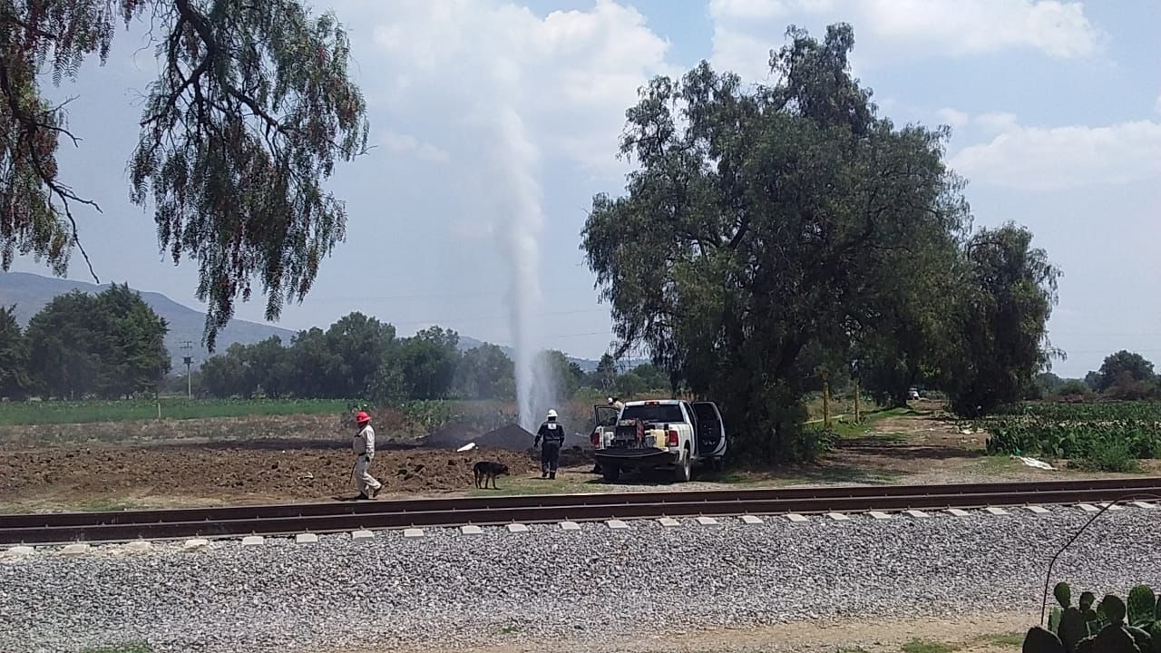 fuga de combustible en Otumba