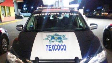 pelea entre mototaxistas y policías en Texcoco