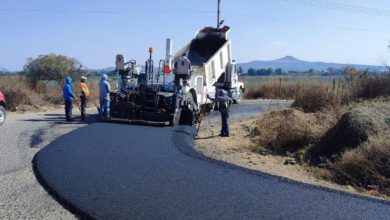 Bacheo en calles de Toluca