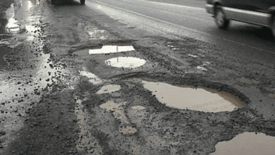 Daños provocados por baches