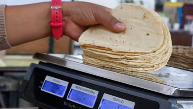 Precio del kilo de tortilla