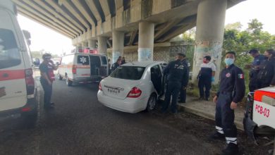 puente vehicular en la México-Cuautla