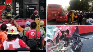 fuerte choque en Avenida Insurgentes