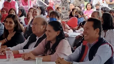 Alejandra Del Moral visita Texcoco, la tierra de Delfina Gómez