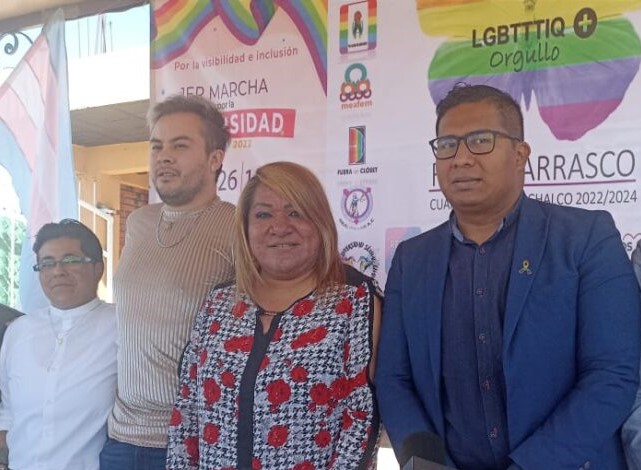 marcha por la diversidad sexual en Chalco