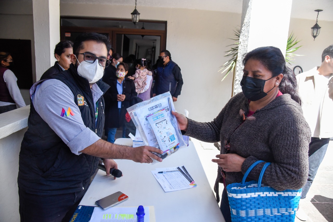 CAEM entrega filtros de agua con la estrategia “Recicla On”