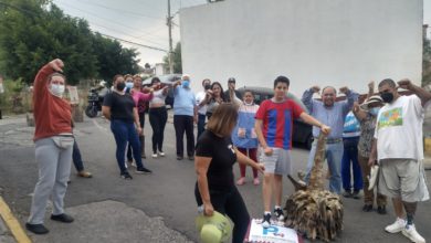 Protesta por parquímetros