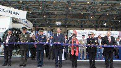 La Feria Aeroespacial de México 2023 fue inaugurada por el canciller Marcelo Ebrard, en representación del Presidente Andrés Manuel López Obrador. Foto: Cortesía