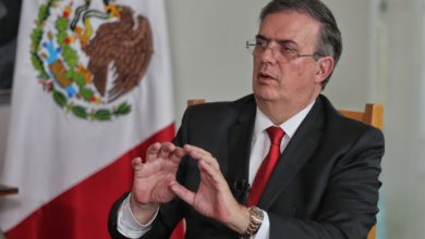 El canciller dijo que apoyará lo que el próximo domingo se llegue a un acuerdo con la dirigencia nacional de su partido Morena: Foto; La Jornada