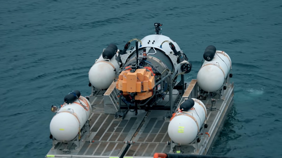 Un submarino que daba tours a turistas en la zona donde se hundió el Titanic, "de la nada" se perdió de los radares. Foto: Captura YouTube