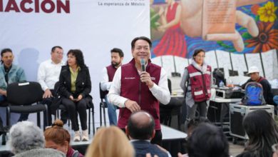 Foto de Mario Delgado, quien destacó el avance que se ha tenido con la clase media durante la gestión de AMLO.