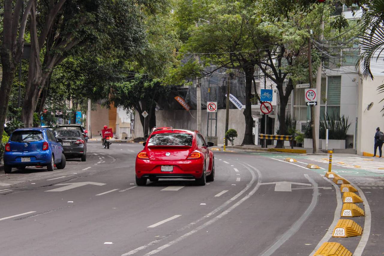 Automóvil en la Ciudad de México que descansará con el Hoy No Circula del 12 de agosto.