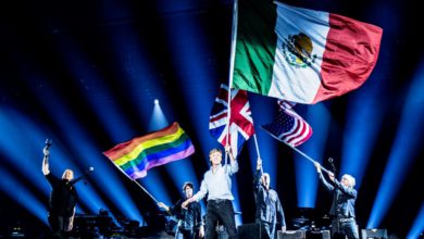 Foto de Paul McCartney durante uno de los conciertos que ha ofrecido en México.