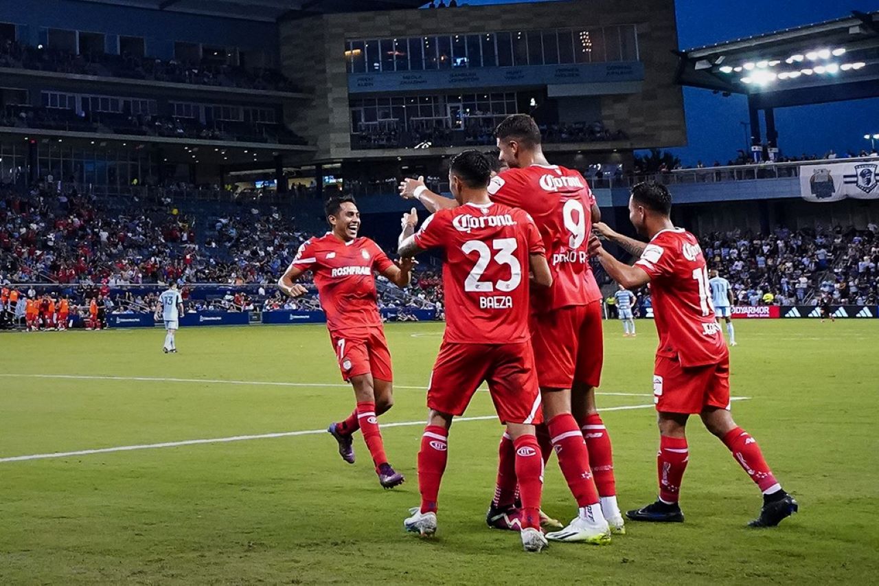 Foto de jugadores del Toluca.