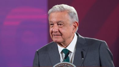 El Presidente Andrés Manuel López Obrador hizo responsable al bloque conservador de viralizar el video de hombres armados desfilando en el pueblo de Frontera Comalapa. Foto: Presidencia