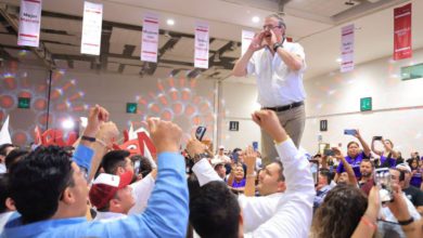 Foto de Marcelo Ebrad, cuyo equipo denunció irregularidades en el proceso de la encuesta de Morena.