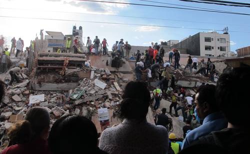 Según la funcionaria desde el terremoto del 85 hasta la fecha se han registrado 31 sismos de alta magnitud en el país. Foto: La Jornada