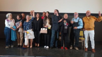 Las víctimas de Tlaxcoaque estuvieron presentes en la premier del documental sobre la cárcel clandestina que tenía la policía del aquel Distrito Federal durante la Guerra Sucia. Foto: Alan Luna