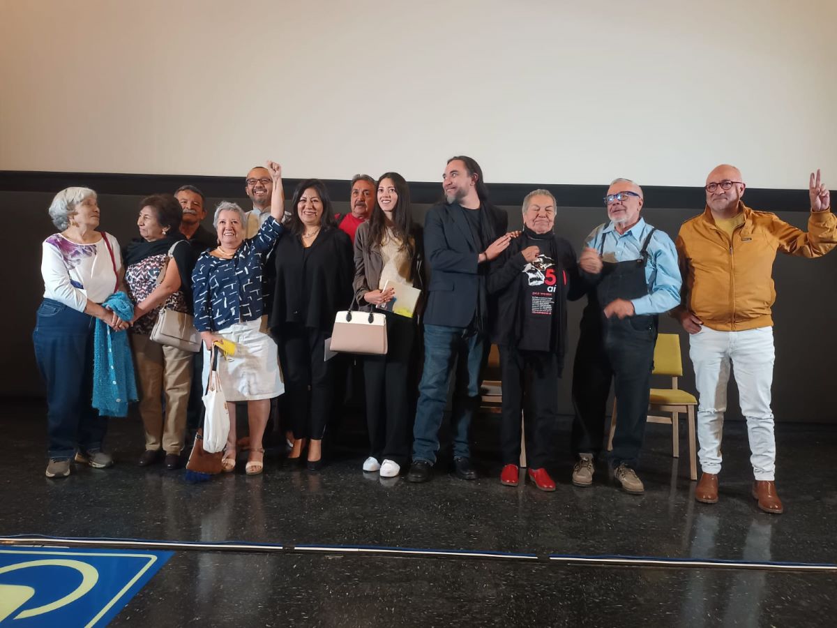 Las víctimas de Tlaxcoaque estuvieron presentes en la premier del documental sobre la cárcel clandestina que tenía la policía del aquel Distrito Federal durante la Guerra Sucia. Foto: Alan Luna