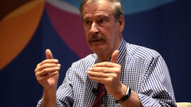 Foto de Vicente Fox, quien lanzó nuevamente un insulto antisemita contra Claudia Sheinbaum.