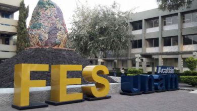 Foto de la FES Acatlán, escuela que fue tomada por alumnos para exigir fumigación contra chinches.