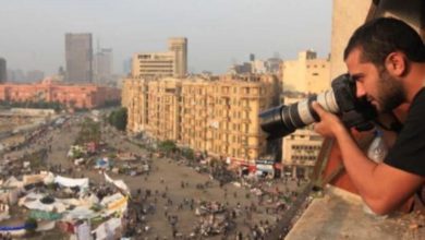 Foto de Issam Abdallah, periodista muerto por un bombardeo de Israel en Líbano.