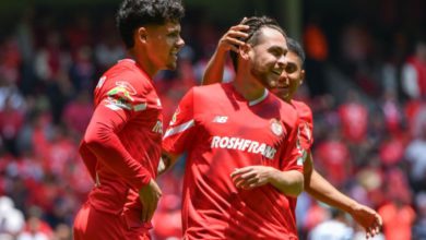 Foto de jugadores de Toluca, que enfrentarán en vivo a las Chivas la tarde del domingo.