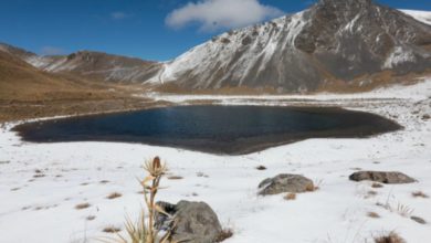 A causa del mal tiempo y que las condiciones meteorológicas impide entrar a la zona alpina, este miércoles 22 de noviembre se canceló toda posibilidad de llegar a la cima del volcán. Foto: La Jornada