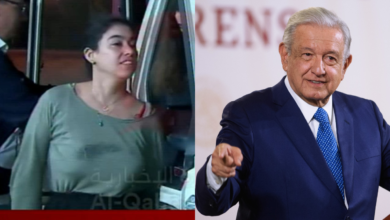 Foto de Ilana Gritzewsky y AMLO