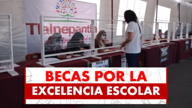 Foto de los resultados de las becas de Tlalnepantla.