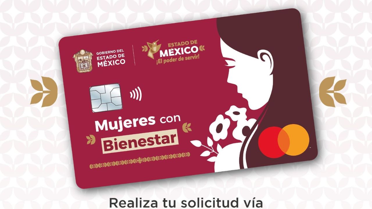 Foto de la tarjeta Mujeres con Bienestar, cuya entrega comenzará cuando termine el proceso de registro.