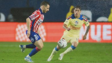 Foto de jugadores del Atlético de San Luis y América, que jugarán en vivo la semifinal de vuelta de la Liga MX.