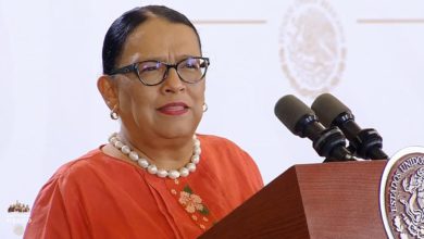 Rosa Icela Rodríguez aseguró que espera tener más pronto que tarde buenos resultados de esta búsqueda de indocumentados en donde se encuentran mexicanos, venezolanos, ecuatorianos, colombianos y hondureños. Foto: Captura